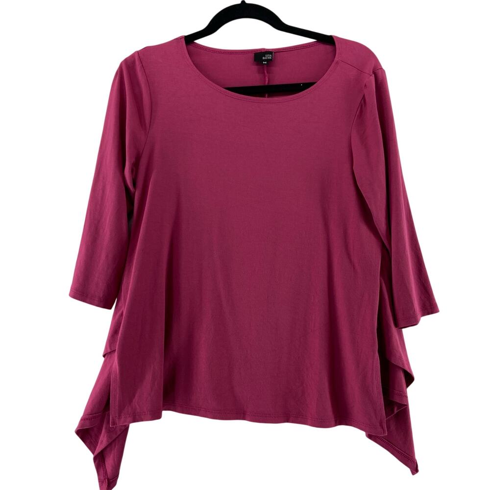 Women's Pink Asymmetrical Top
